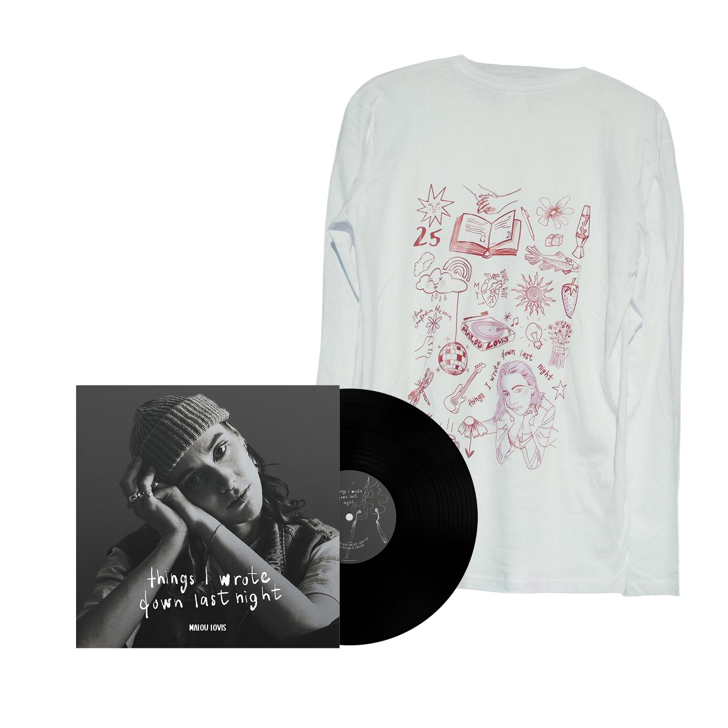 Malou Lovis - Things I wrote down last night (LP+Longsleeve)