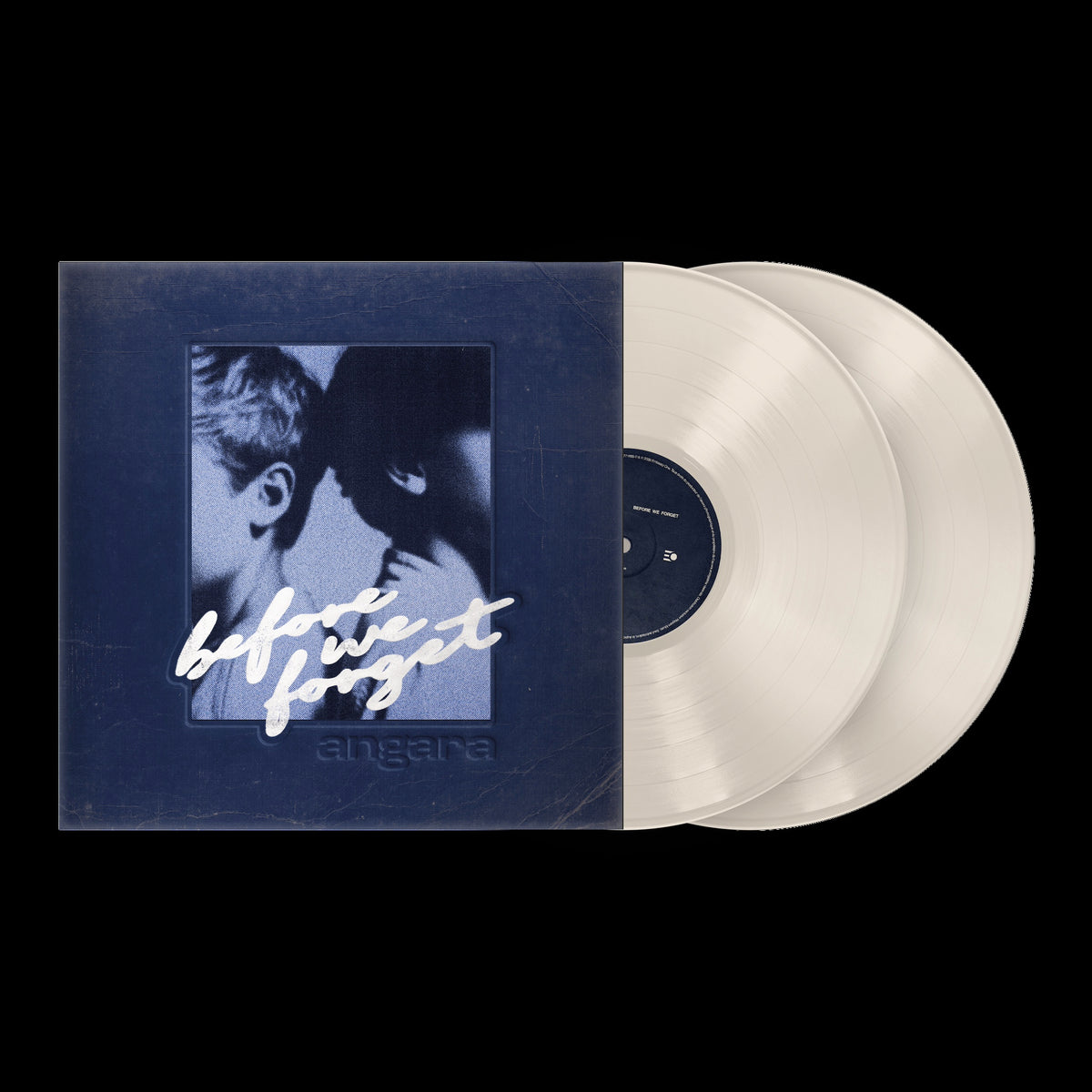 Angara – Before We Forget, 2LP: Cover mit cremeweißem Vinyl